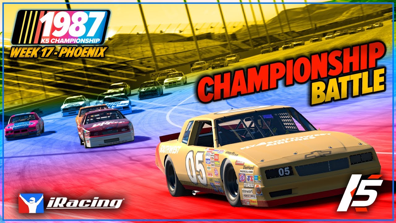 1987 K5 Championship - R17 - Phoenix - iRacing NASCAR Gameplay