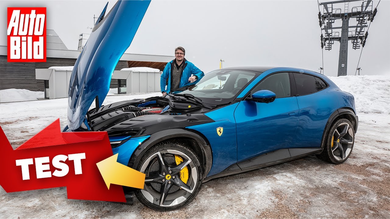 Ferrari Purosangue (2023) | Das neue Ferrari-SUV kann's auch auf Schnee | Test mit Alexander Bernt