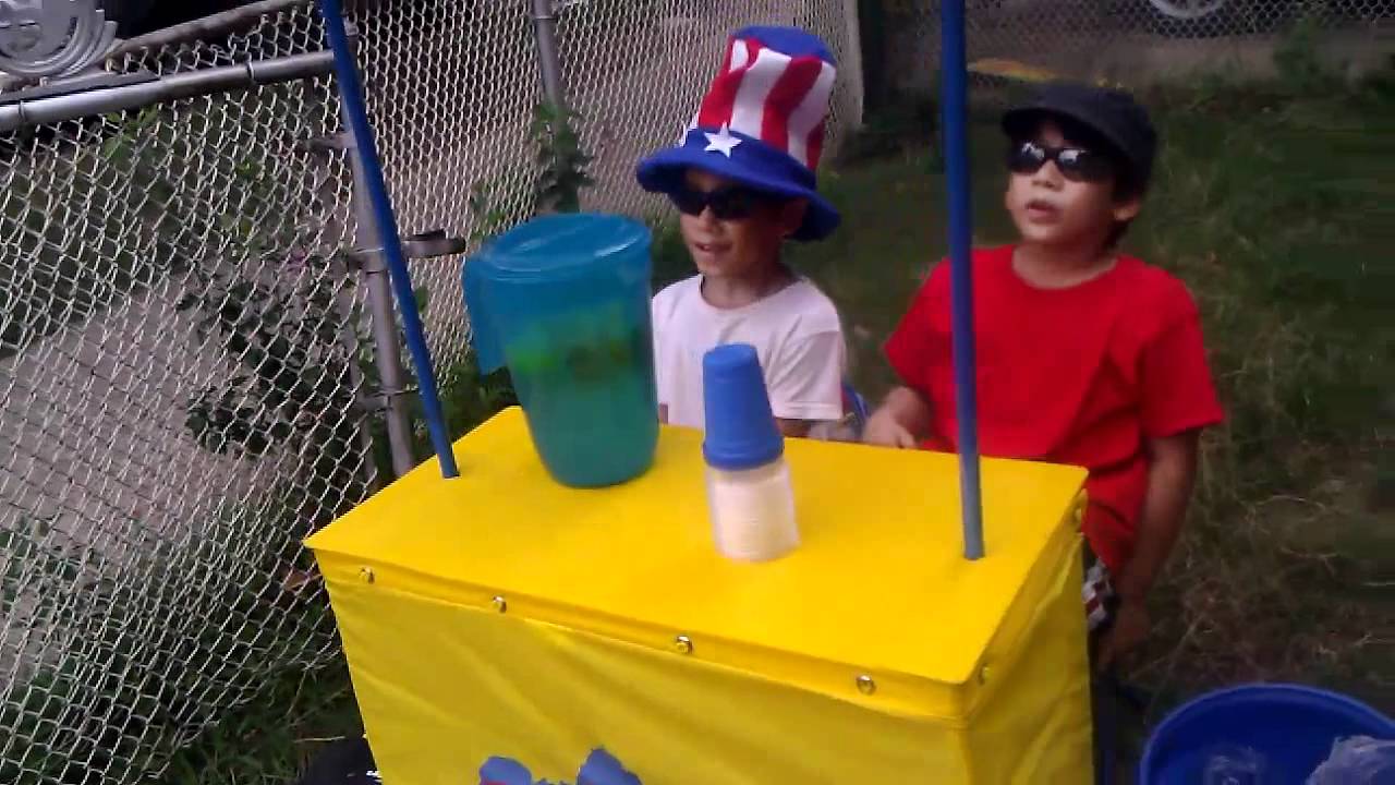 Ice cold lemonade