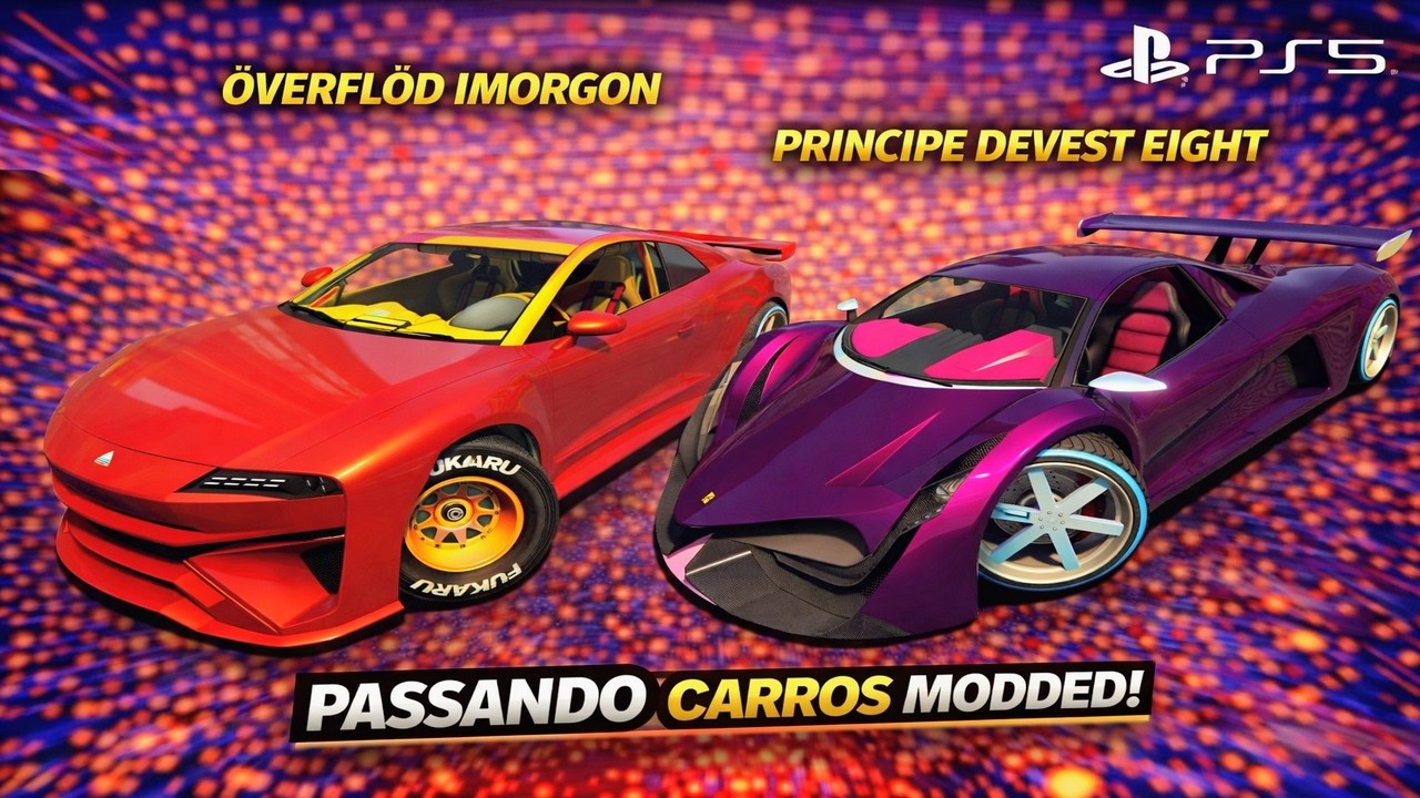 💥LIVE💥PASSANDO DEVESTE EIGHT e IMORGON🔥VEÍCULOS FULL MODDED🔥PS5🔥GTA ONLINE