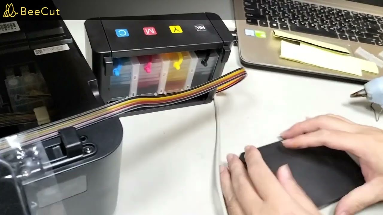 EPSON  WF2831  傳真複合機改裝1 套件安裝