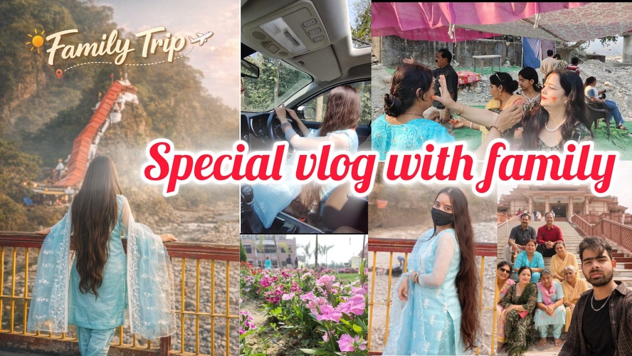 Introducing my family |From temple visits to family moments – a vlog full of blessings 🙏✨