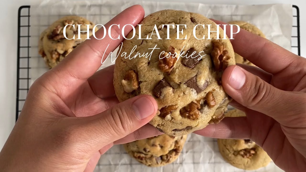 BEST Ever Chocolate Chip Walnut Cookies| Chewy, Nutty & Irresistible!