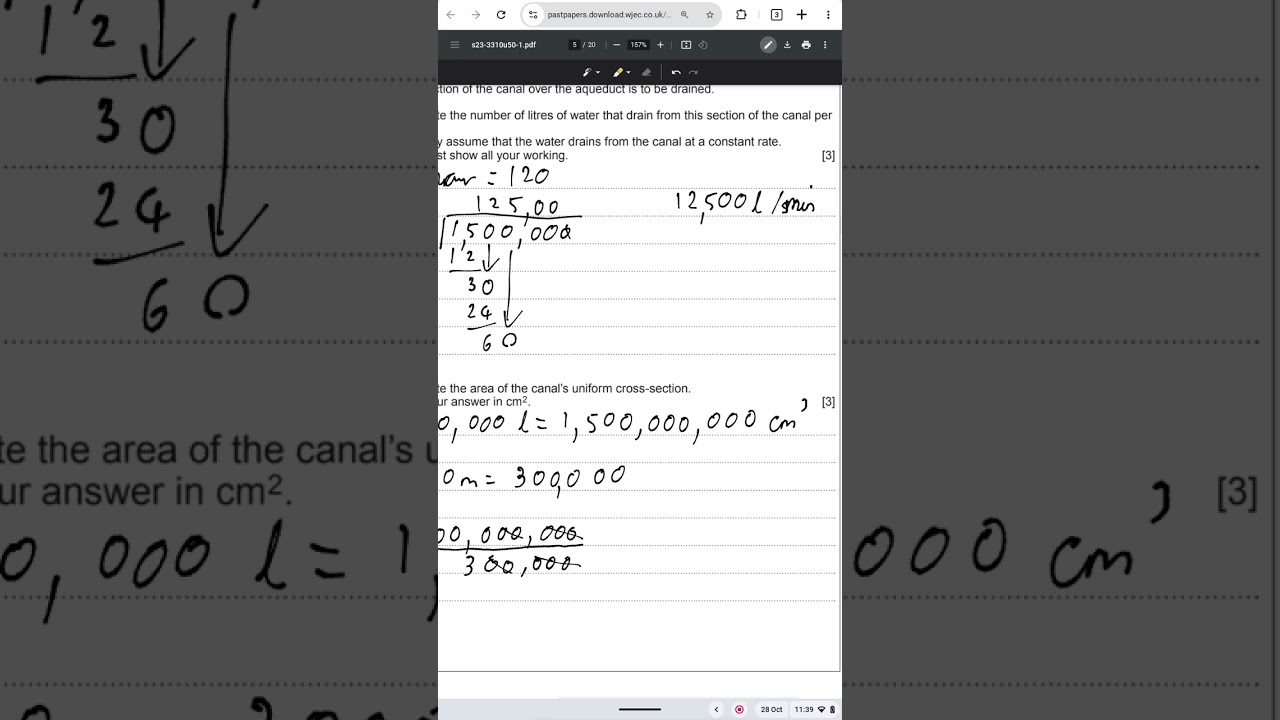 Complete Work Through of the WJEC Unit 1 Non-Calculator Higher Tier Numeracy Exam from 2023 pt 1