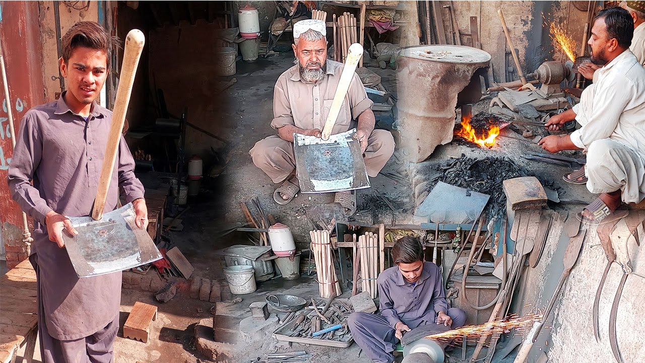 Beautiful iron casting by an old man I Making iron kassi