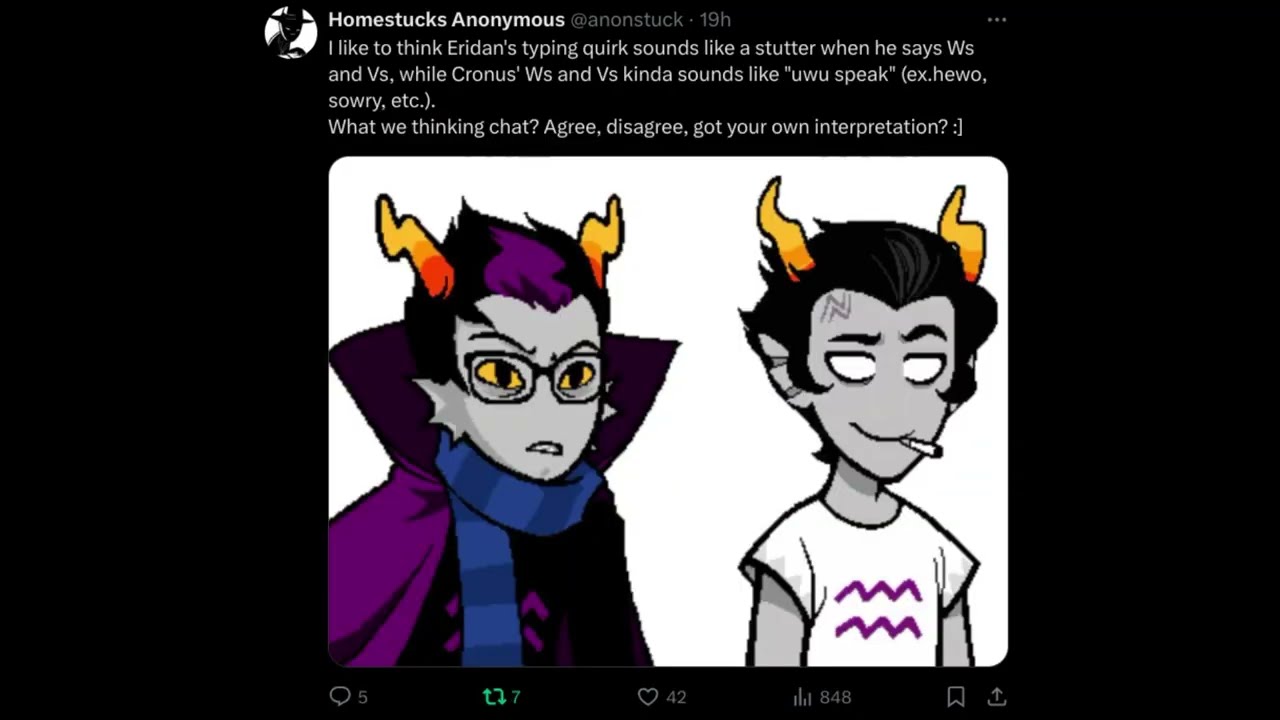 homestuck anonymous being the worst thing ever
