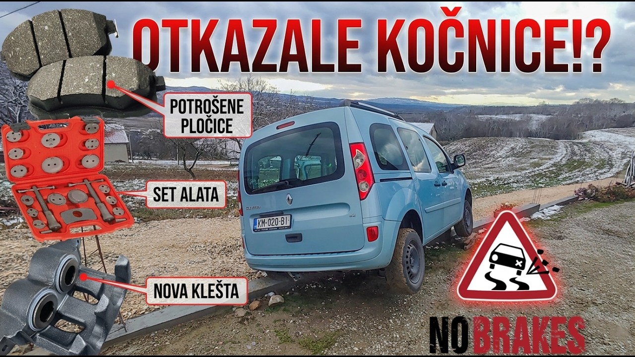 Reparacija kocionih celjusti - Renault Kangoo