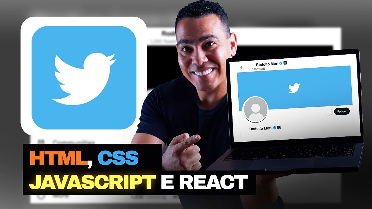 Clone do X(Twitter) com React e Tailwind CSS (Passo a Passo)