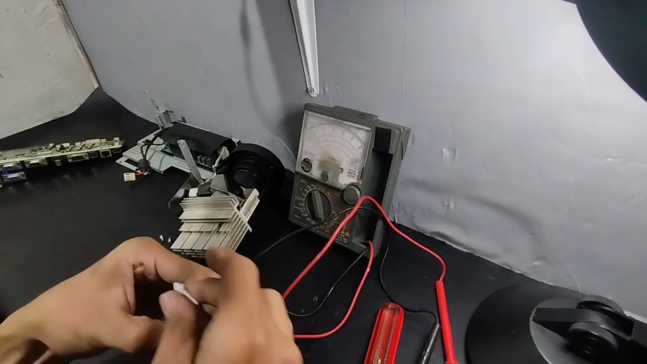 Infocus IN124STA Indikator lamp temp, rusaknya mengalir sampai ke lampu