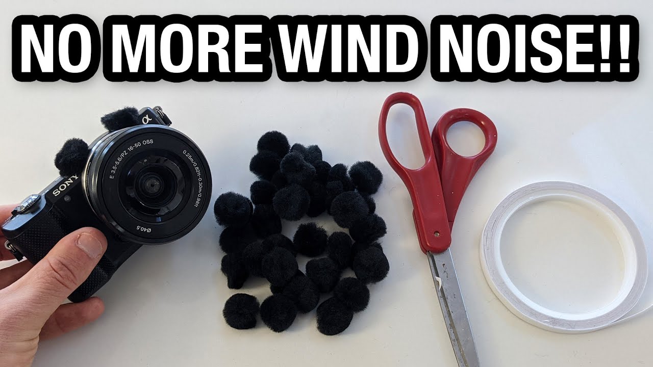 Eliminate Wind Noise w/ $2 DIY Deadcat