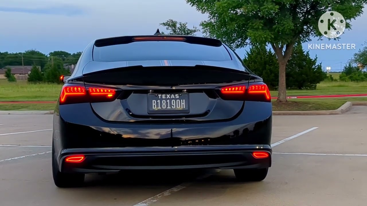 Chevy Malibu LED Custom Taillights & Rear Bumper Turn Signals.