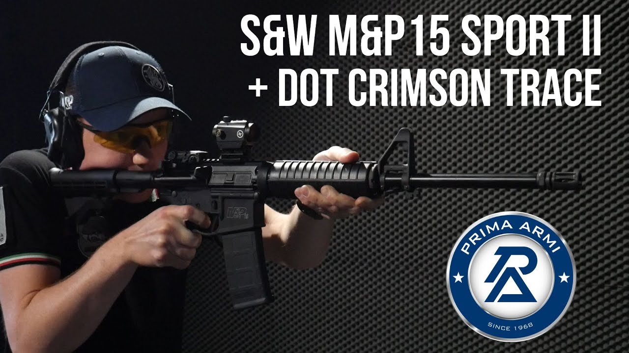 Carabina Smith & Wesson M&P15 Sport II & Crimson Trace CTS-25