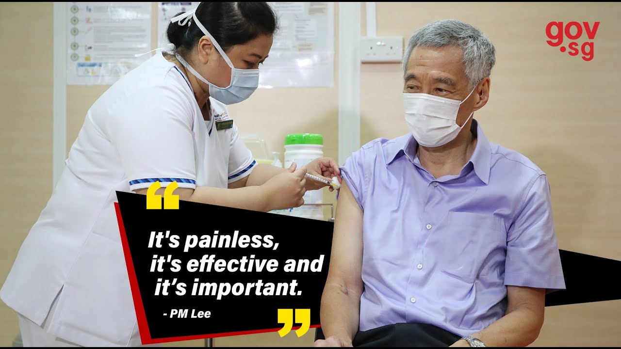 PM Lee receives 1st dose of COVID-19 vaccine
