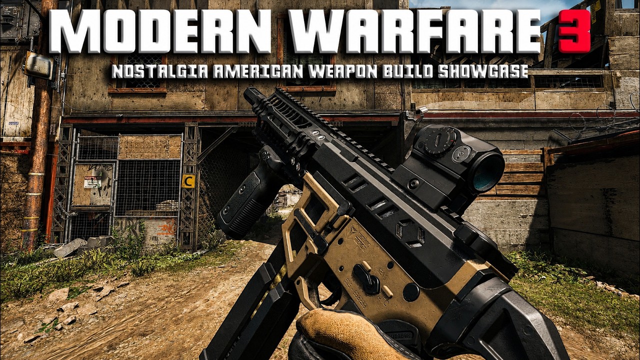 MODERN WARFARE III : NOSTALGIA AMERICAN WEAPON BUILD SHOWCASE 4K