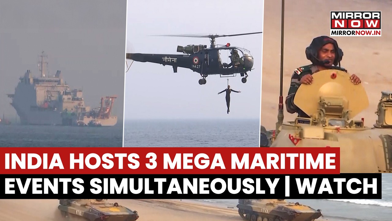 Unmissable Moment: India Hosts Three Major Maritime Events Simultaneously For The First Time