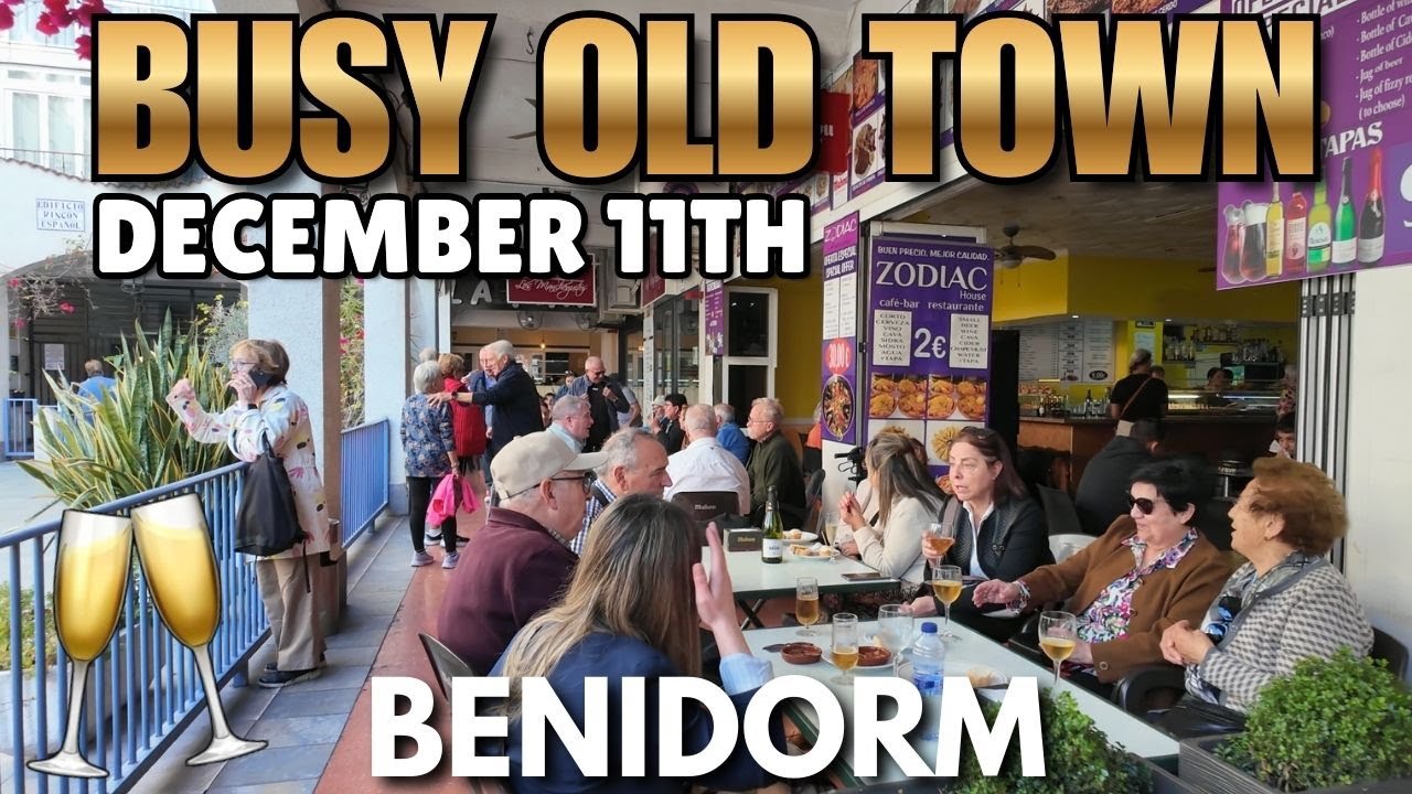 Benidorm - CROWDED Old Town & Tapas Bars! 😲🥂┃Balcón del Mediterráneo