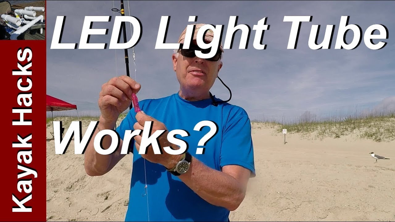 Flashing LED Fishing Light Tube - 1st Test