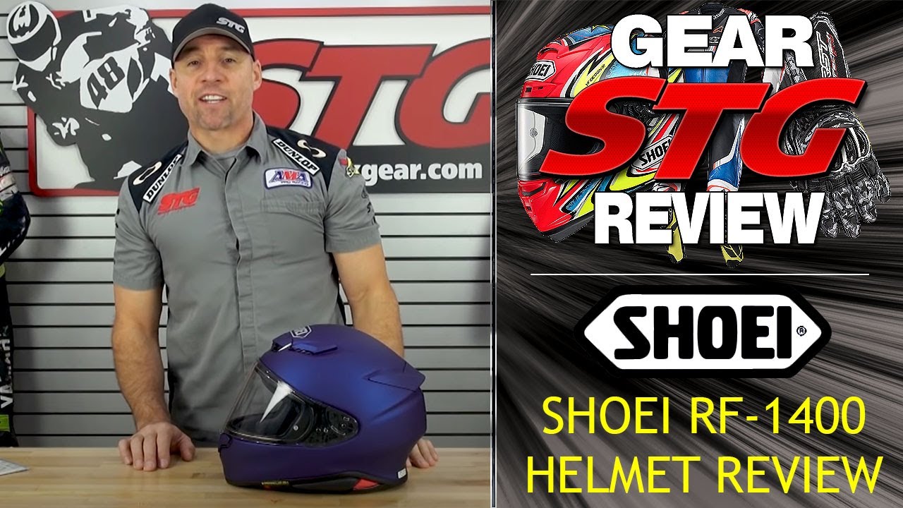 Shoei RF-1400 Helmet Review | Sportbike Track Gear
