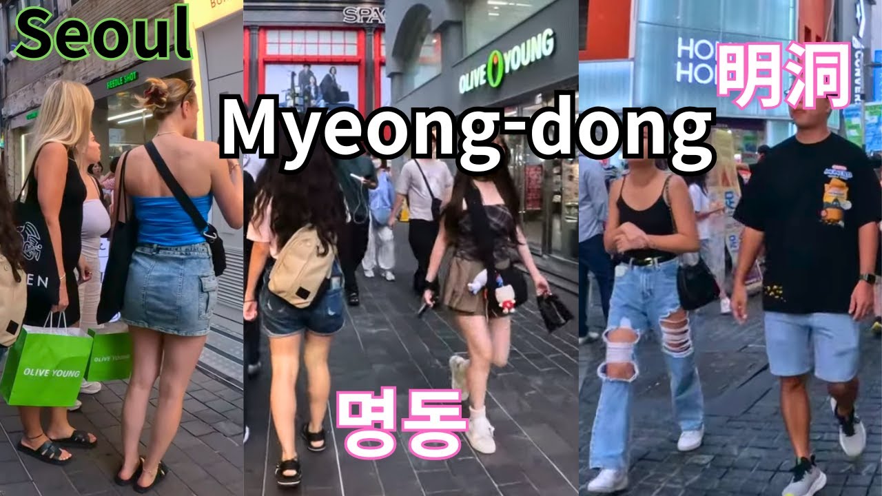 Ep535👉 Weekend Myeongdong Street Exploration | Korea Walking Tour  | 명동 [4K Ultra-Wide