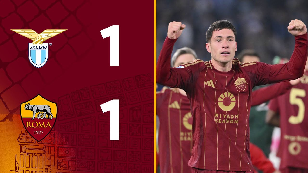 LAZIO 1-1 ROMA | SERIE A HIGHLIGHTS 2024-25