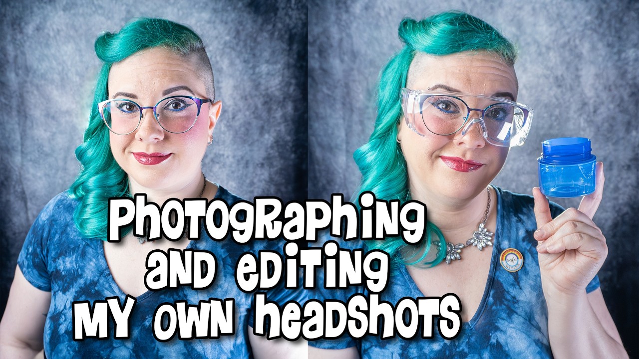 How I photographed and edited my own professional headshots    #photography