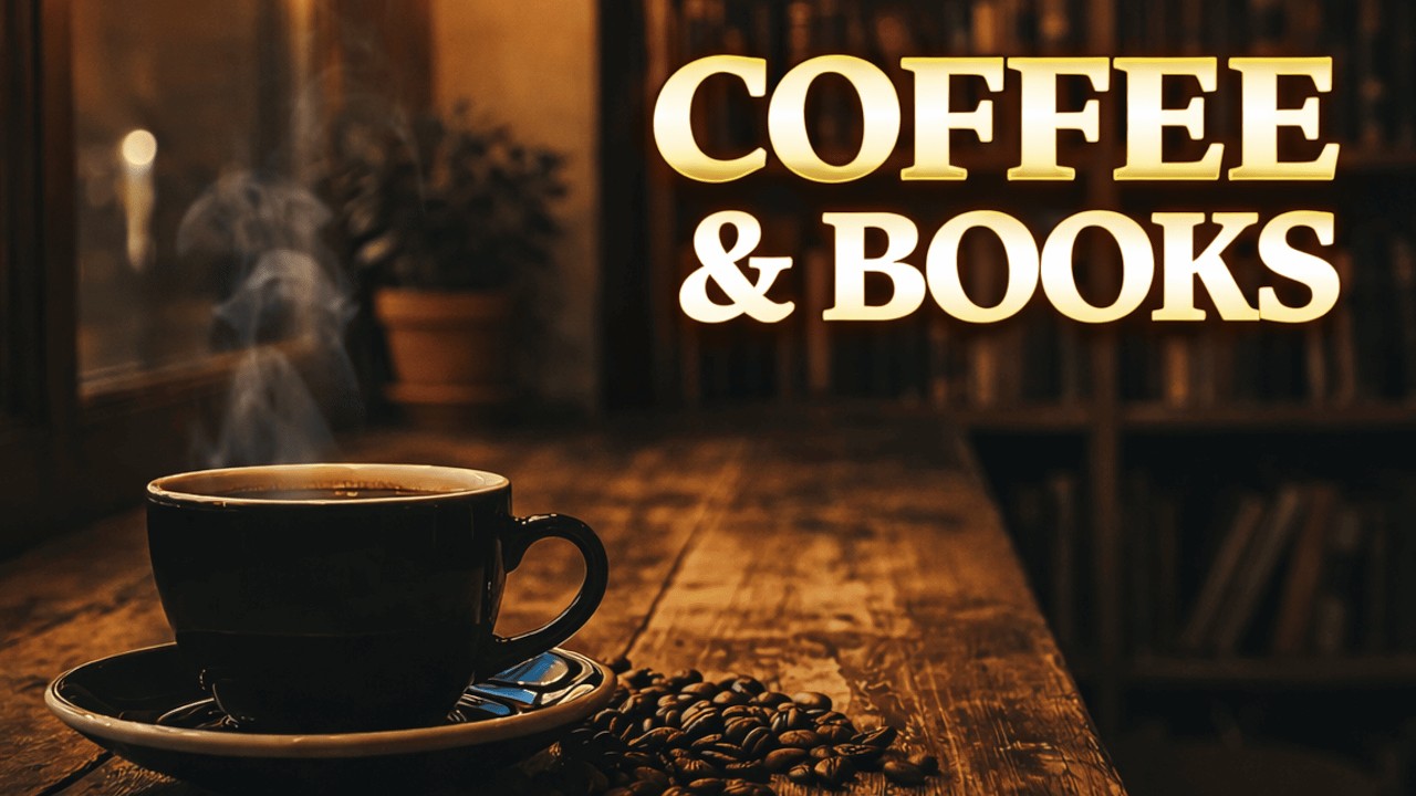 Evening Coffee & Books | Cozy Jazz R&B for Peaceful Focus