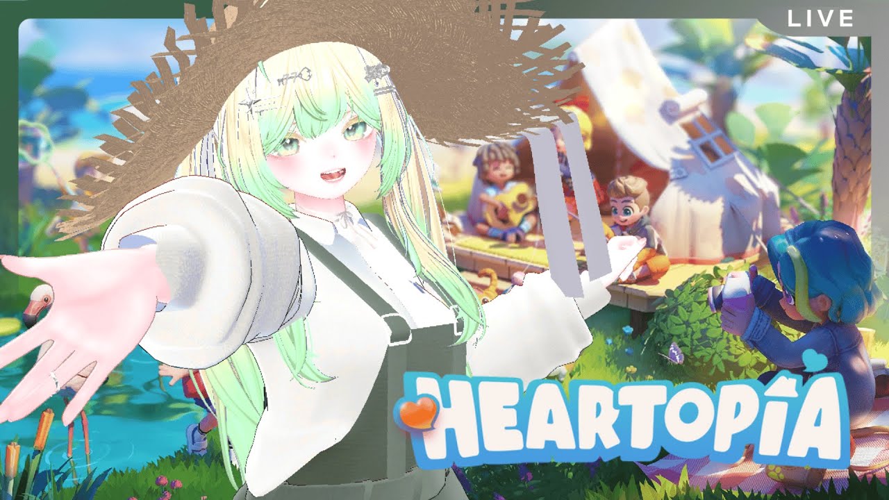 ⦗ Heartopia ⦘ DAY 1 MASUK KOTA! ajarin akuu dongg | VTUBER ID