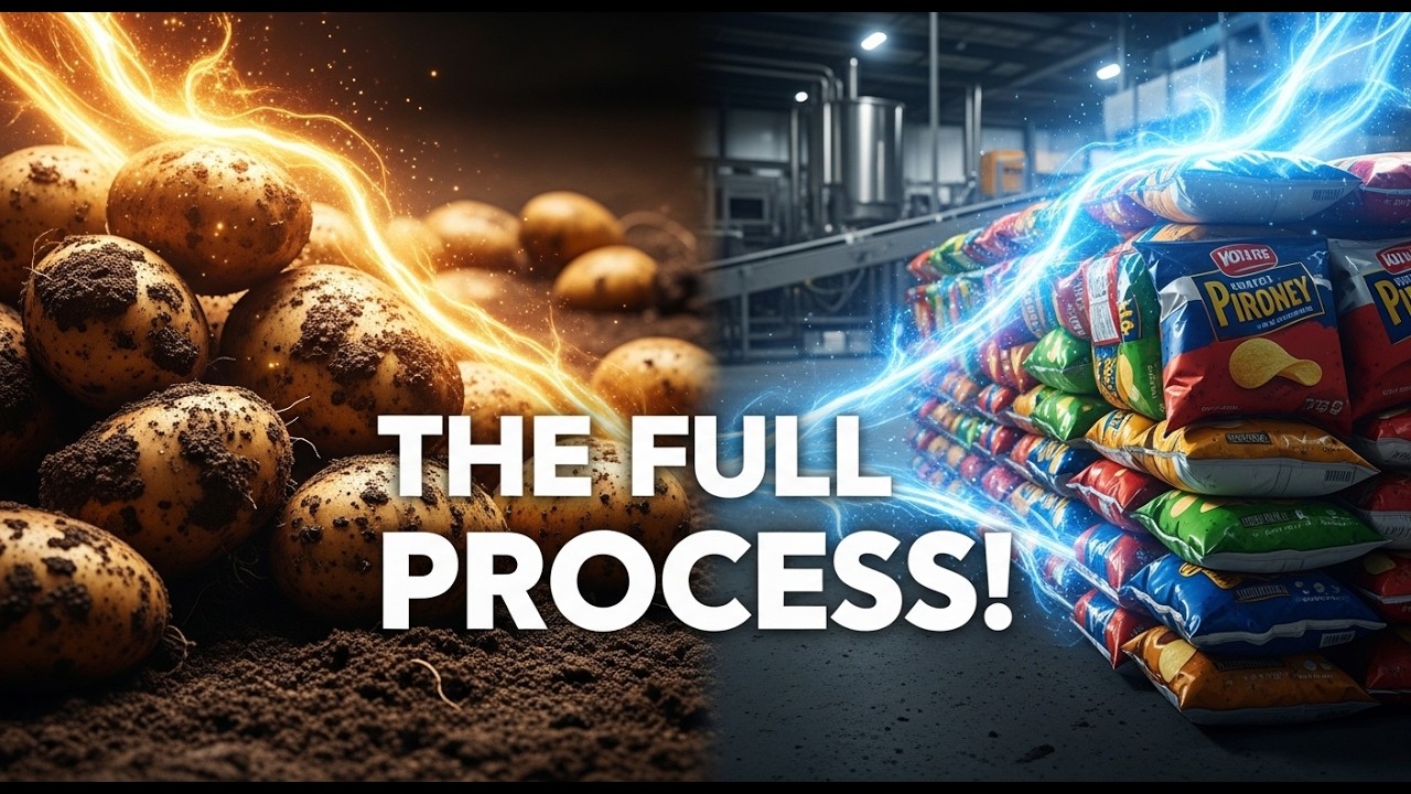 How Potato Chips Are Made — Inside a High-Speed Snack Factory Production Line