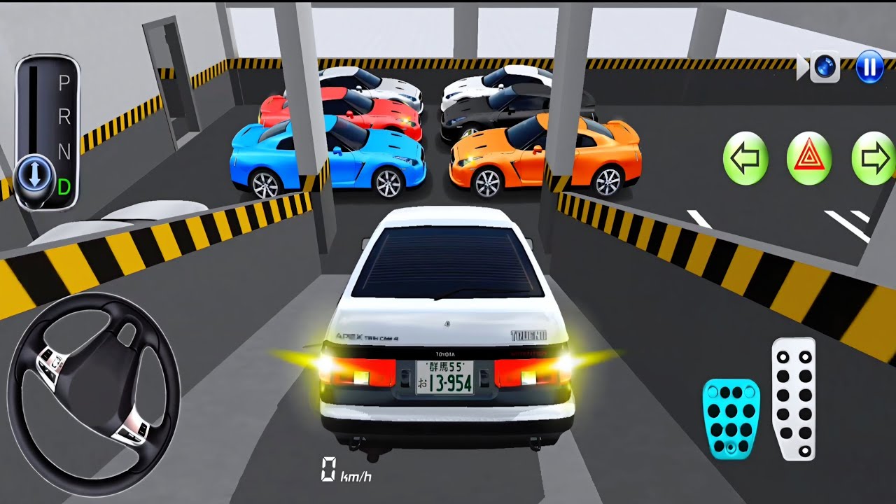 New Toyota Sprinter Trueno 🚗 & All Super Cars 🚘💥Stuck in Parking Garage 🅿️ 3D Driving Class 2026