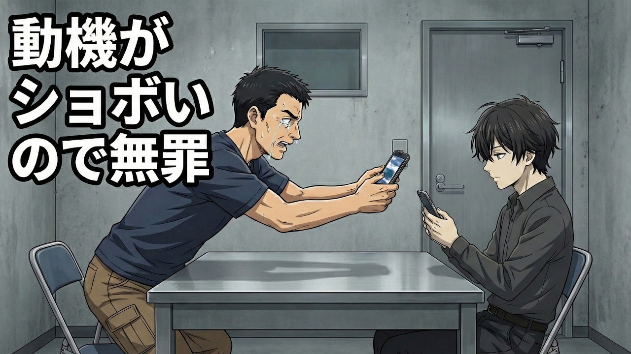 自首にしに来た犯人の自白を信じてくれない刑事【アニメ】