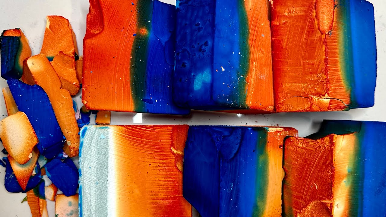 Dyed Gym Chalk Crush ASMR