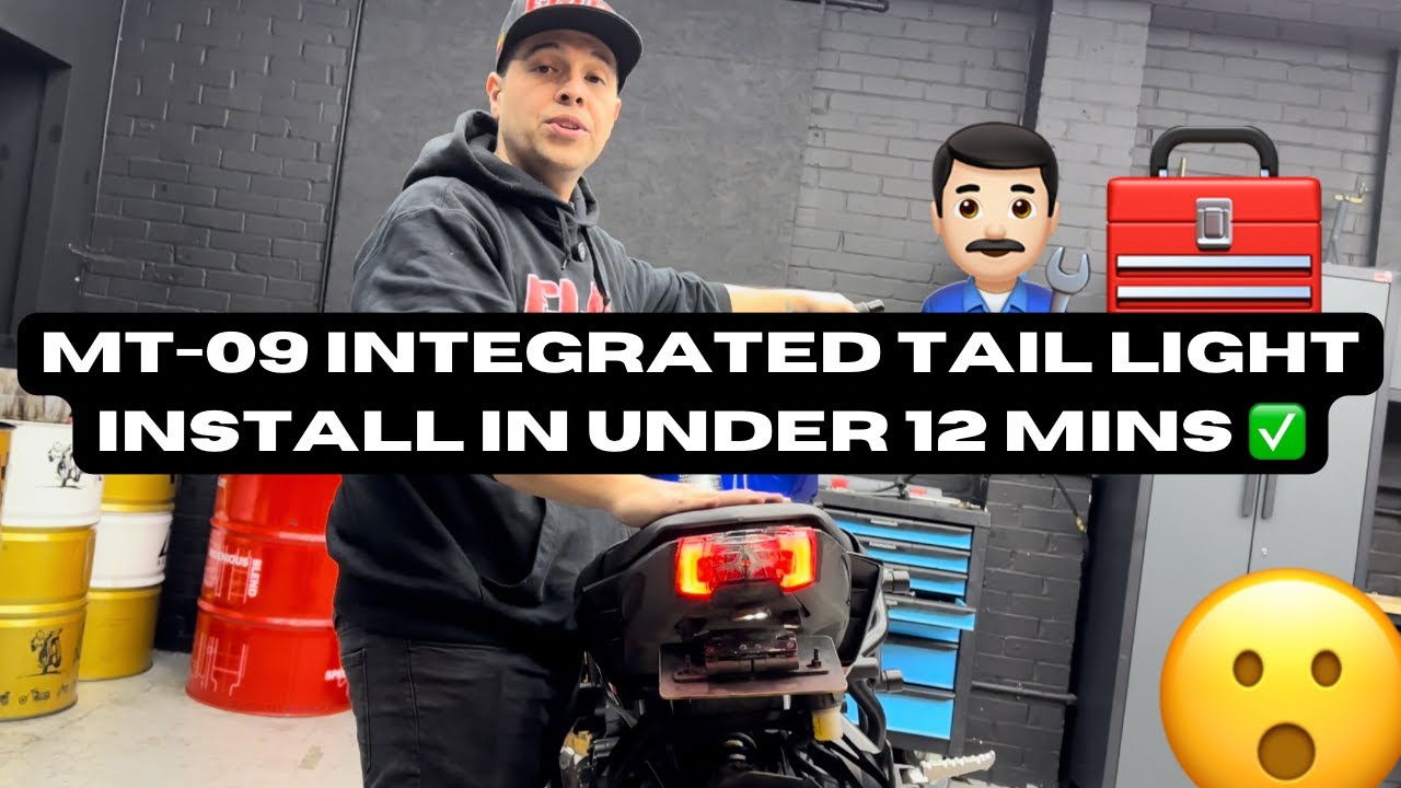 How to  - MT09 Integrated Tail Light Installation 17-20 FZ09