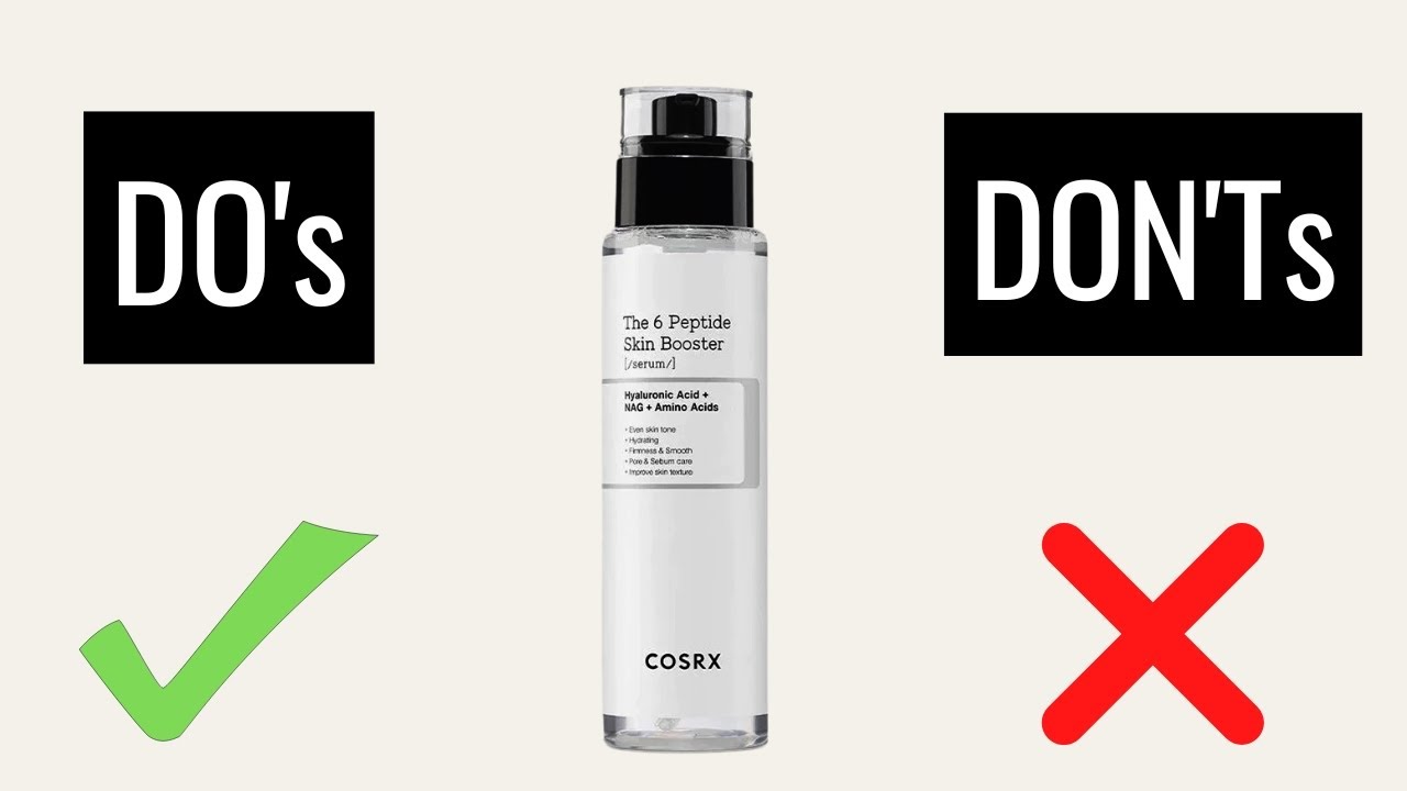 Как использовать пептидный бустер COSRX