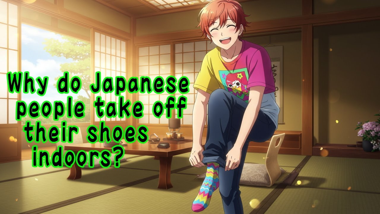 Why do Japanese people take off their shoes indoors?
