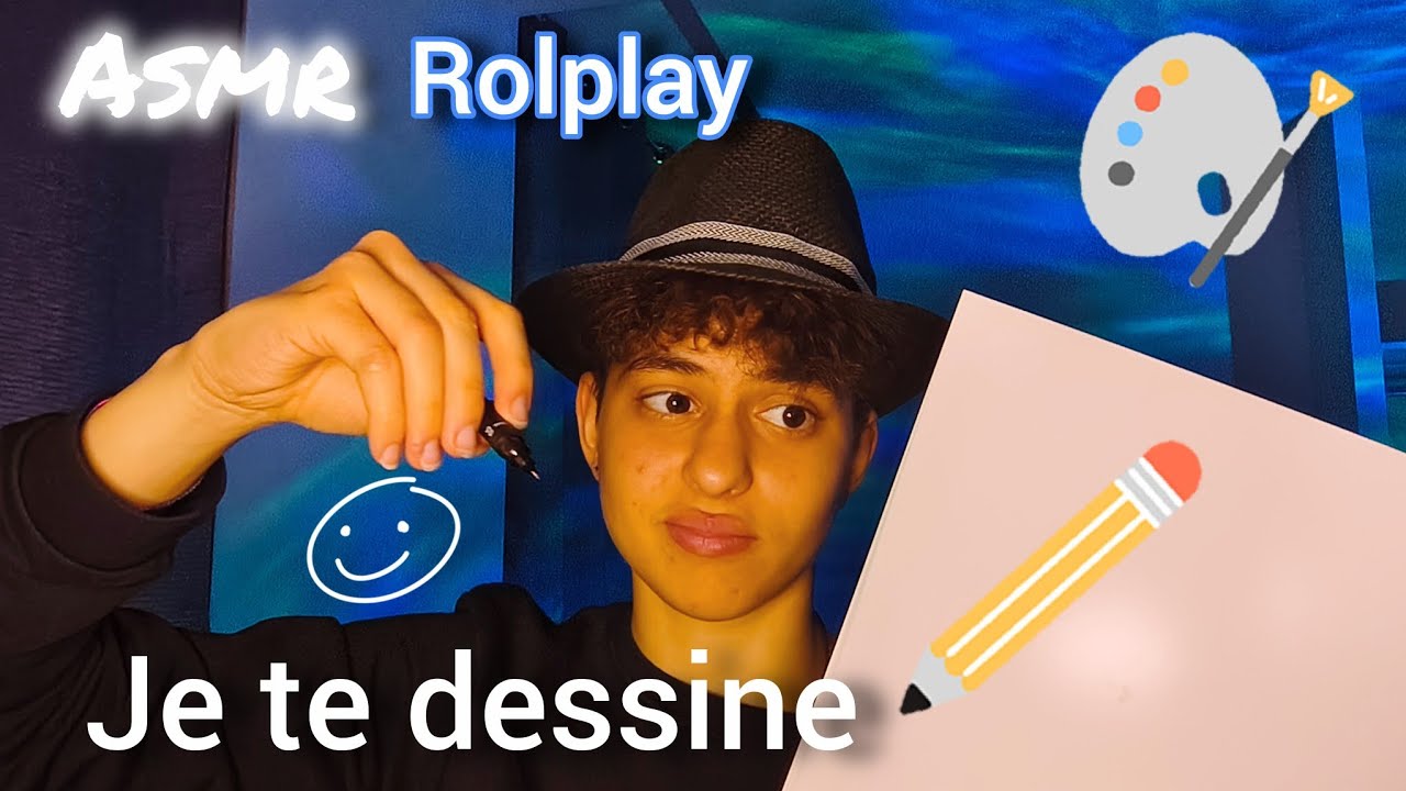 ASMR | ROLPLAY ~ JE TE DESSINE ( un chef-d'œuvre )