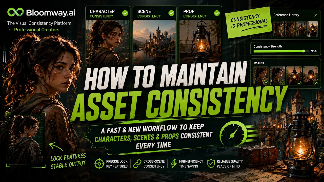 How to Make a Cinematic AI Sci-Fi Film with 100% Character & Scene Consistency | Bloomway AI