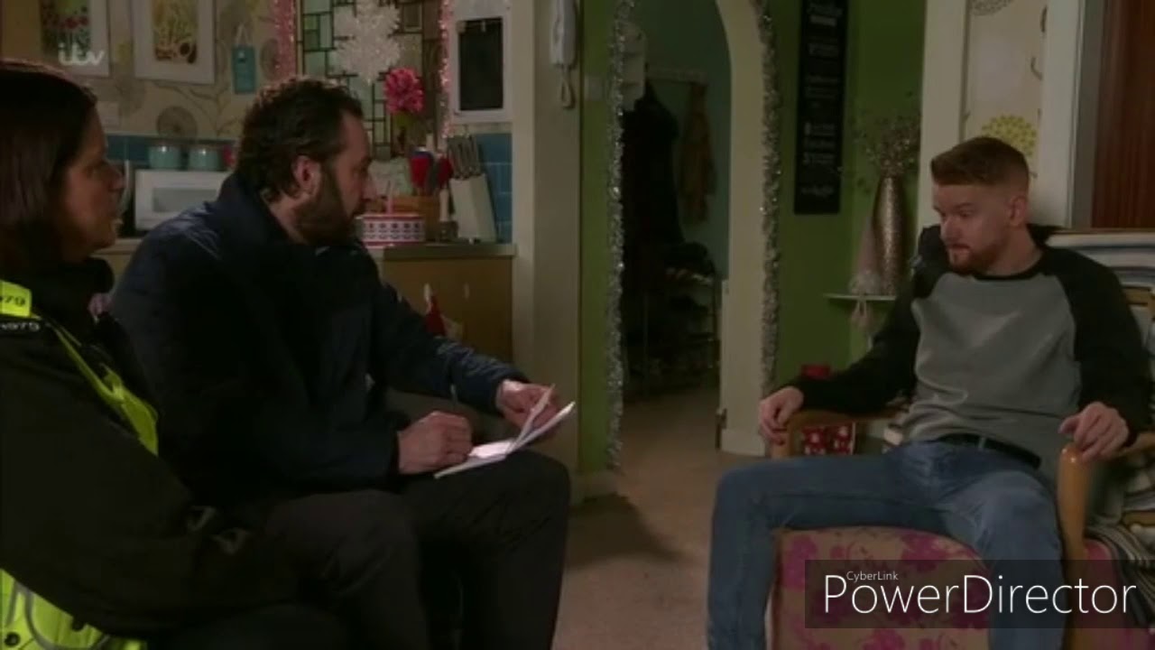 Coronation Street - Gary Gets Questioned By The Police Over Derek (26th December 2019)