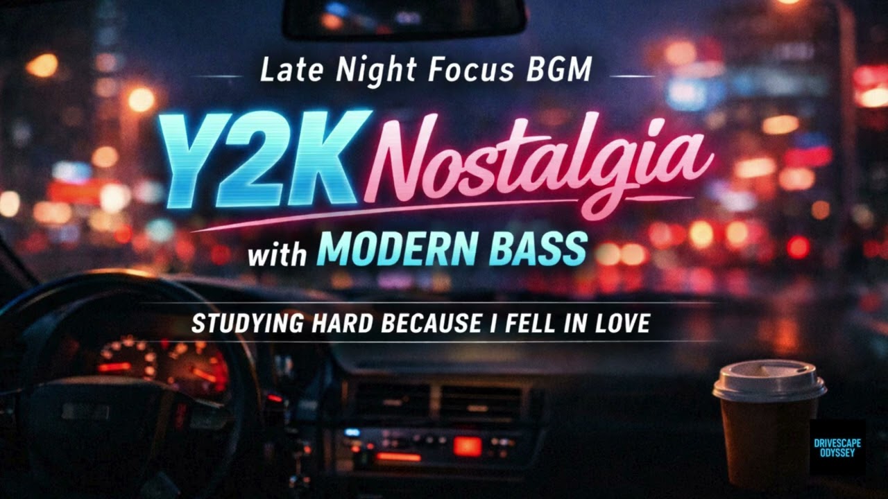 Late Night Focus BGM – Y2K Nostalgia with Modern Bass | Study, Work & Night Drive