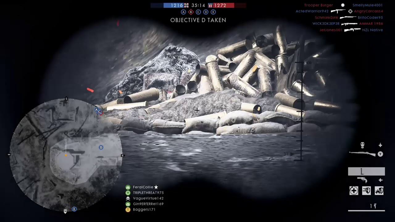 Battlefield 1 Scout Gameplay