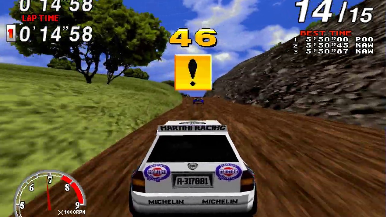 Sega Rally Championship arcade 60fps