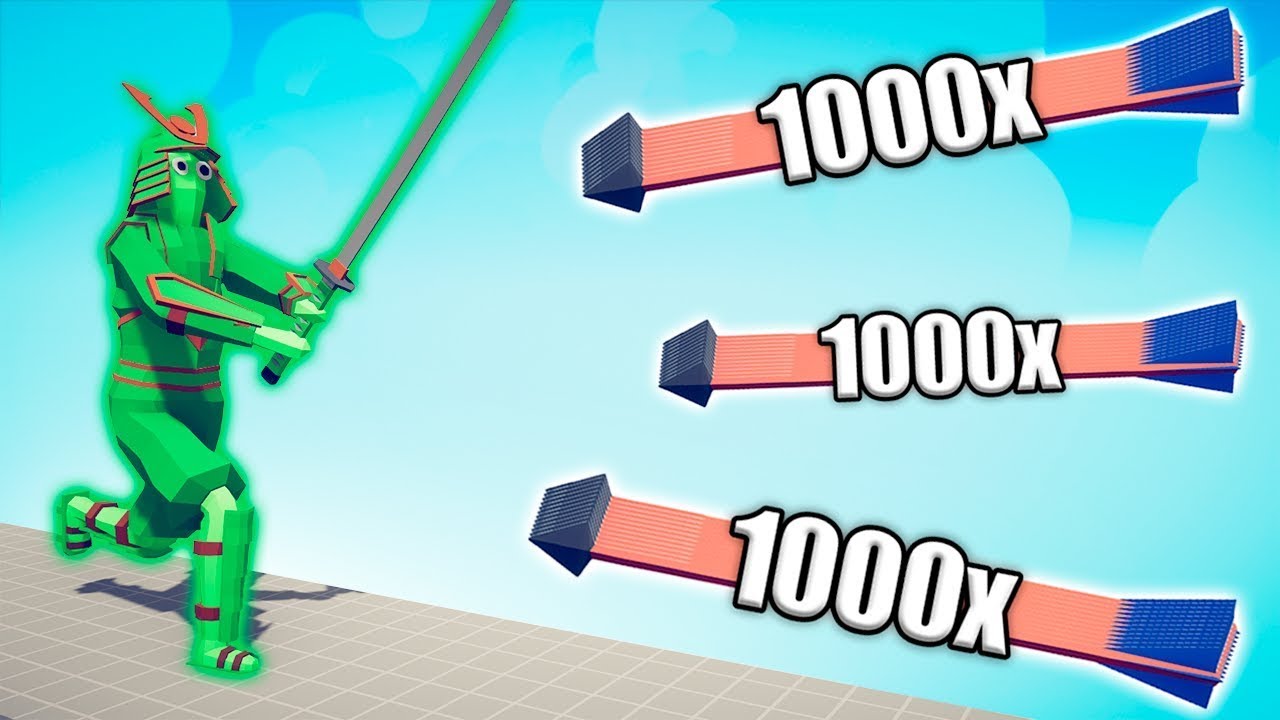 ZOMBIE SAMURAI GIANT vs 1000x OVERPOWERED UNITS - TABS | Totally Accurate Battle Simulator 2026