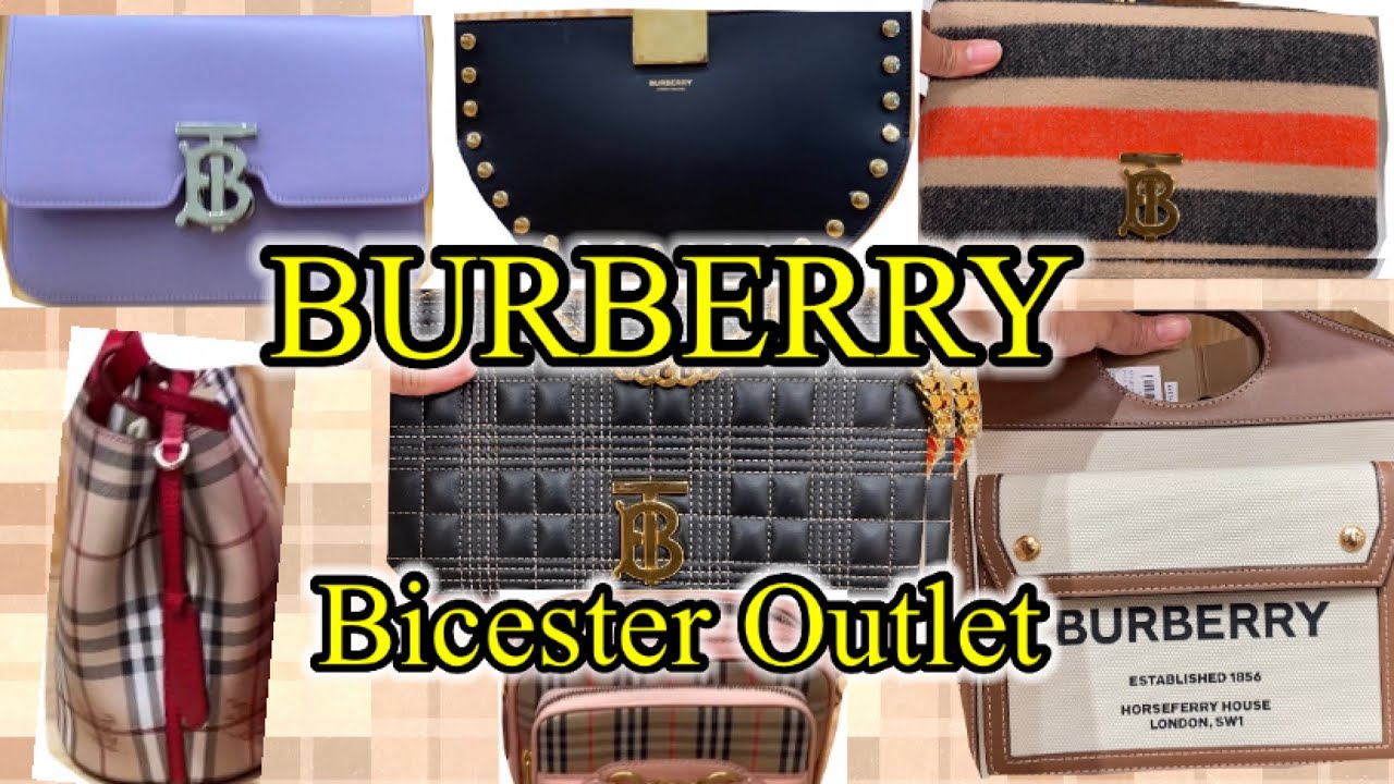 Burberry Handbags Outlet shop 2022 New How much are Burberry bags in Bicester UK#bicestervillage
