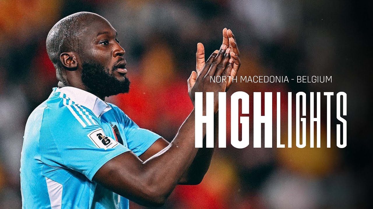 North Macedonia 1-1 Belgium | A draw in North Macedonia  | #REDDEVILS