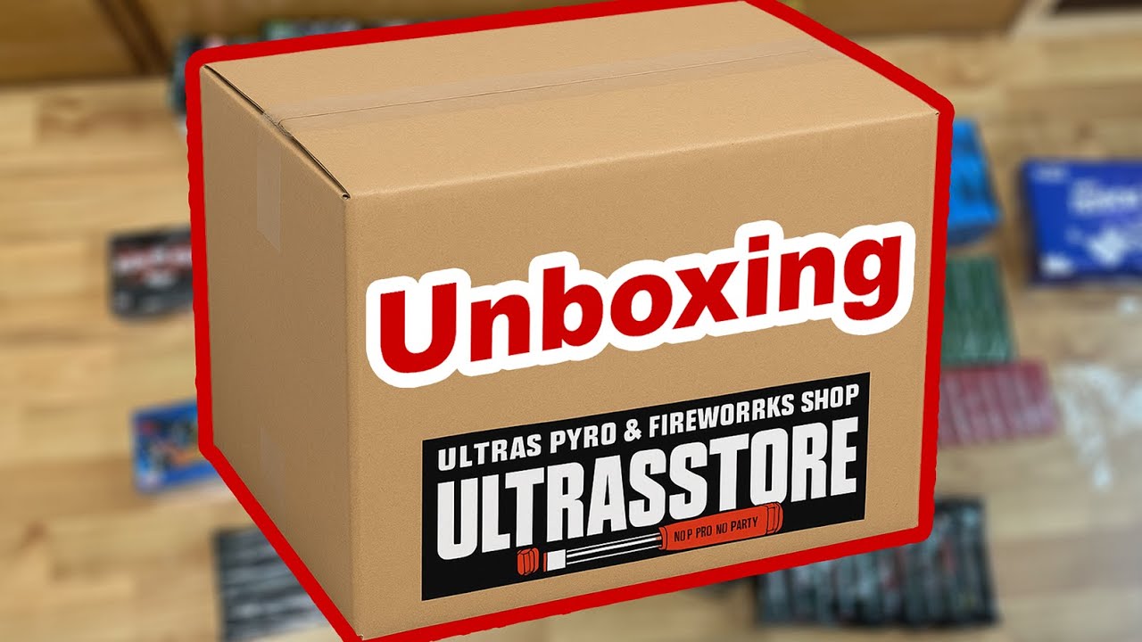 Ultrasstore Feuerwerk Unboxing 2025 | Riesiges Paket Auspacken