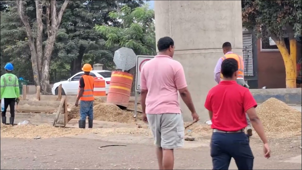 9 de enero de 2026 Construcción del monorriel de Santiago en la Villa Olímpica.