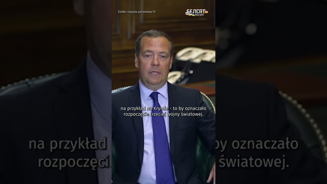 Rosja pr&oacute;buje uratować świat - twierdzi Miedwiediew 🙄 #absurdpropagandy [29]