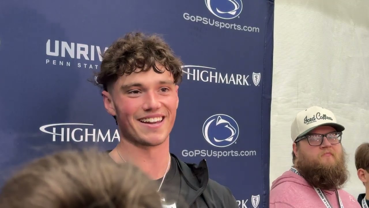Penn State QB Drew Allar Talks NFL Draft Prep, Career at PSU