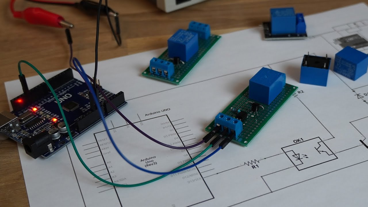 Relais mit Mikrocontroller steuern - wie funktioniert es, was ist zu beachten?