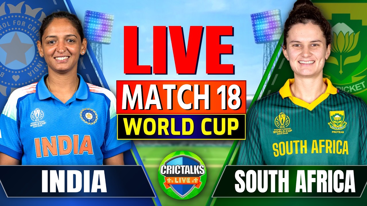 🔴Live: India Women vs South Africa Women, T20 World Cup | Cricket Match Today Score & Commentary