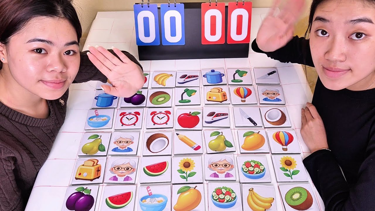 ⏳🧩 Time Attack Matching Game — Who Will Win?